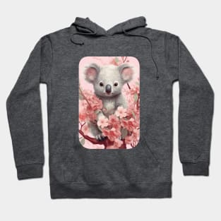 Koala and Flowers Hoodie